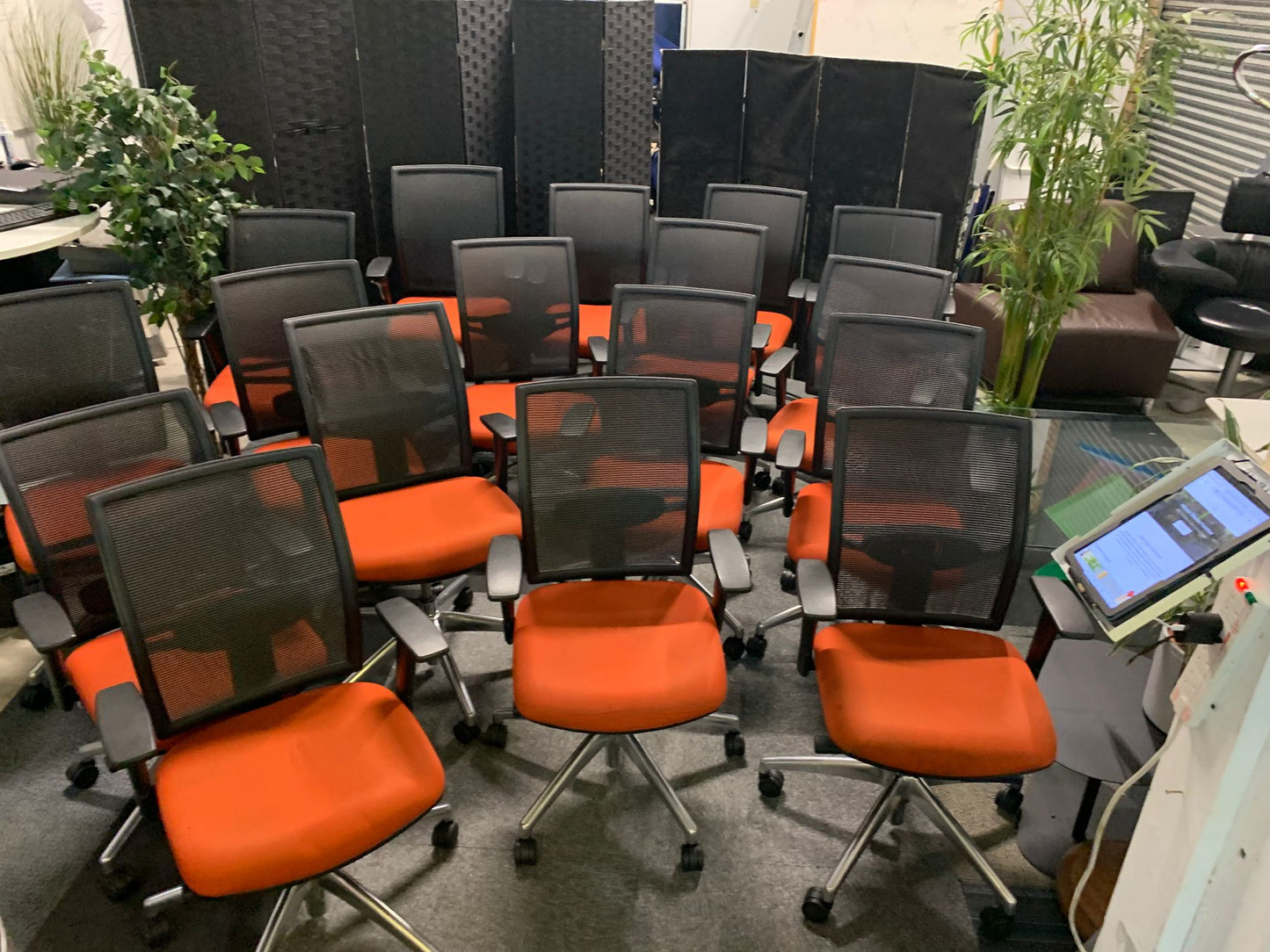 Used Elite Mesh Back Office Chair Black Swivel Computer