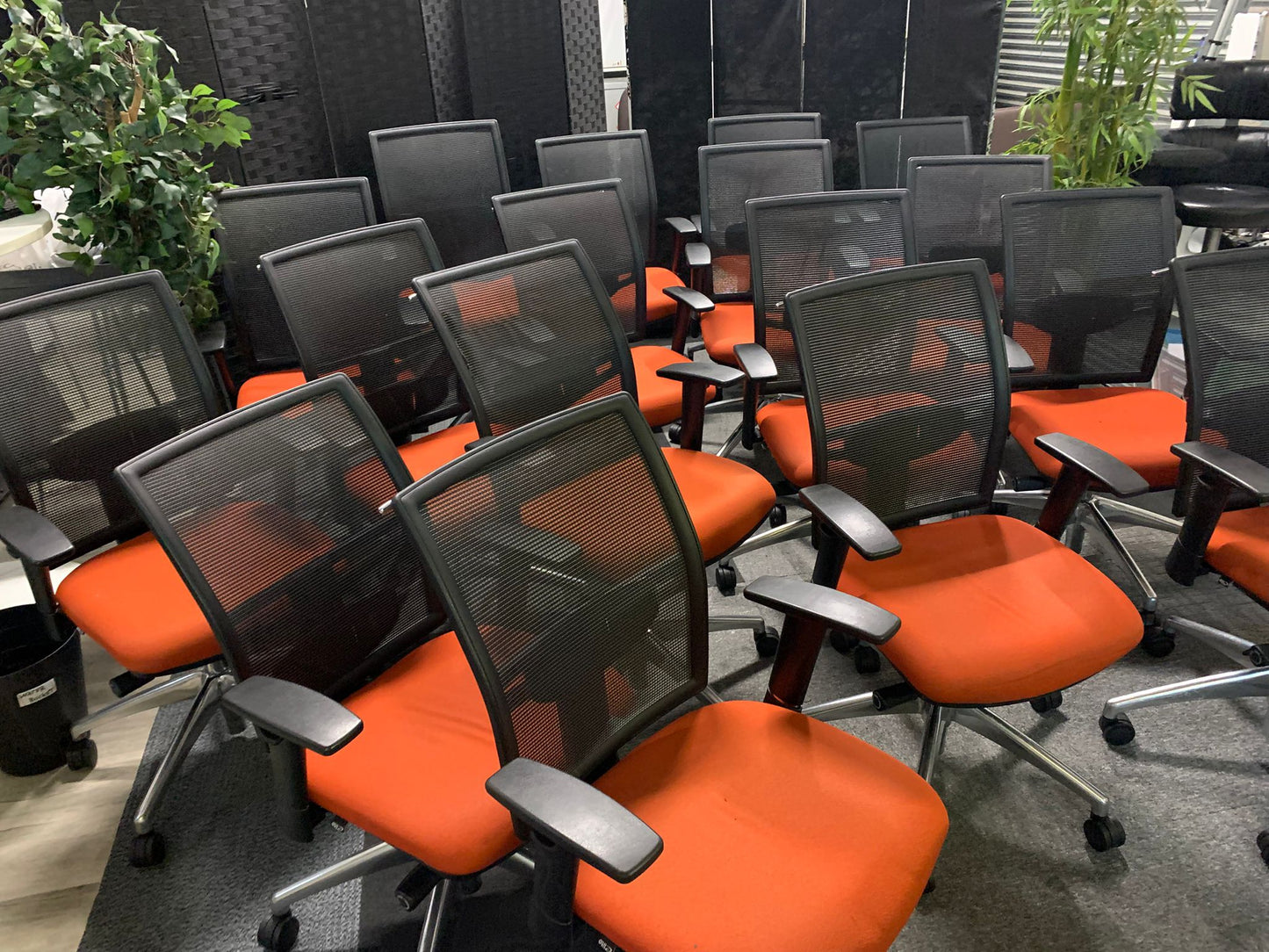 Used Elite Mesh Back Office Chair Black Swivel Computer