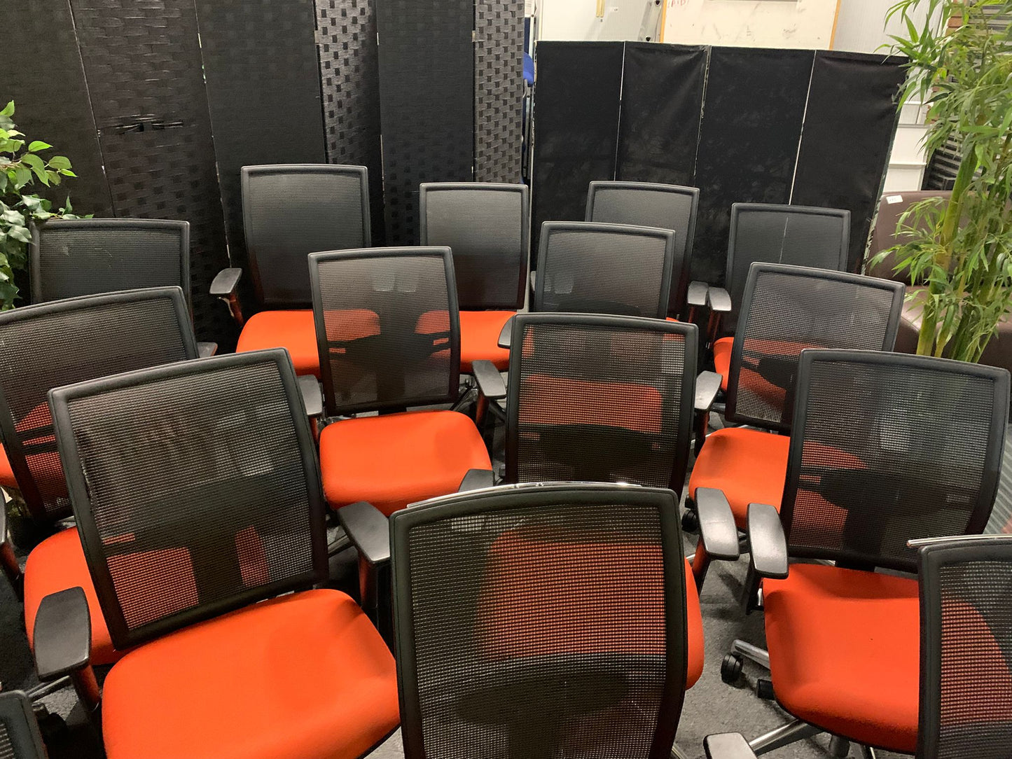 Used Elite Mesh Back Office Chair Black Swivel Computer