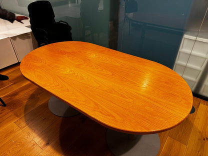 Pre-Owned Meeting Office Table Dark Wood finish 160cm w