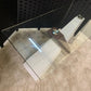 Used Console Table  Cross- legged Glass Slimline H 76cm x W 120cm x D 46cm