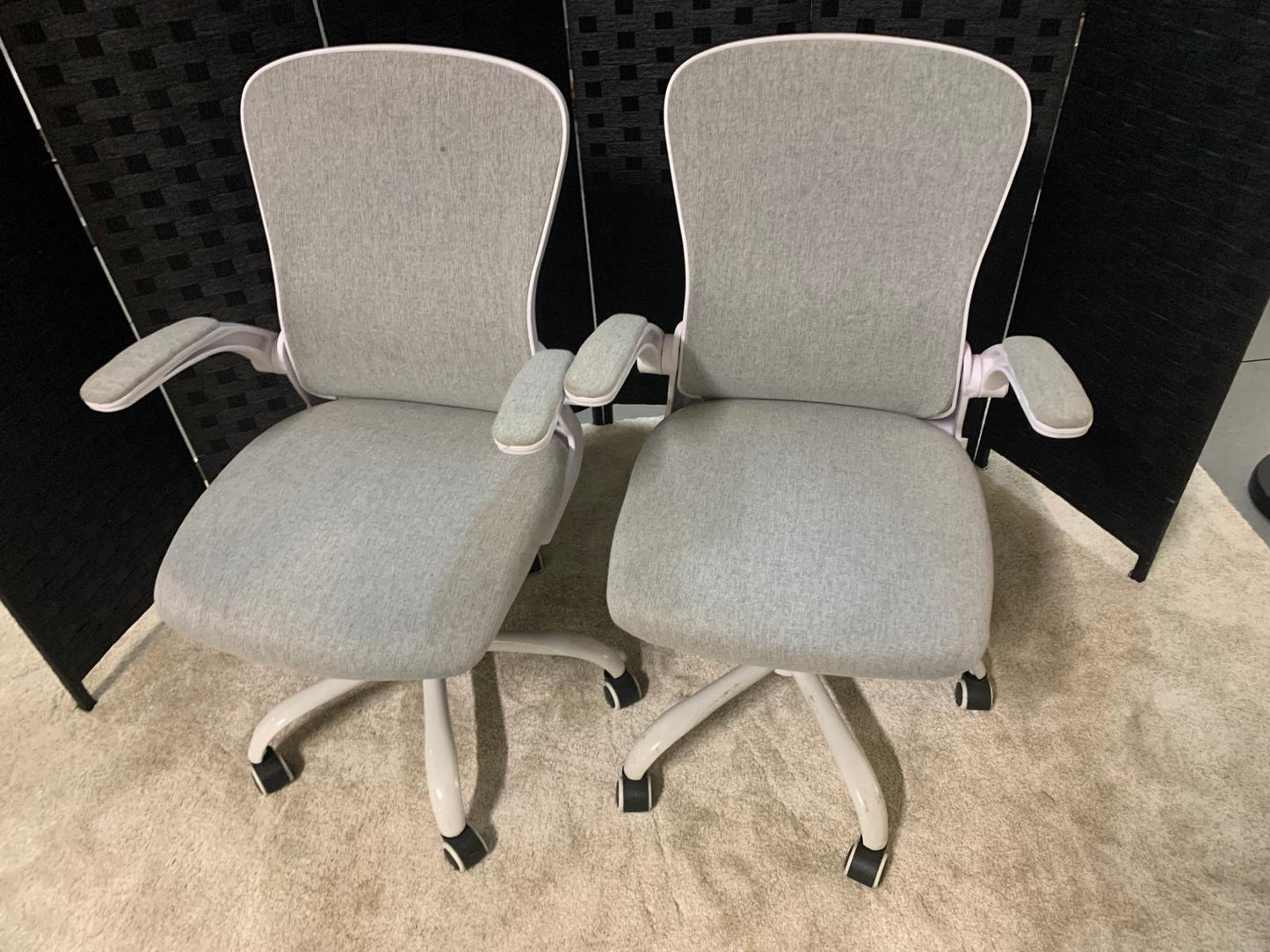 Secondhand Grey Swivel Chair adjustable