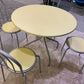 Pre-owned Yellow 80cm Canteen Breakout Table