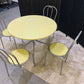 Pre-owned Yellow 80cm Canteen Breakout Table