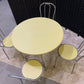 Pre-owned Yellow 80cm Canteen Breakout Table