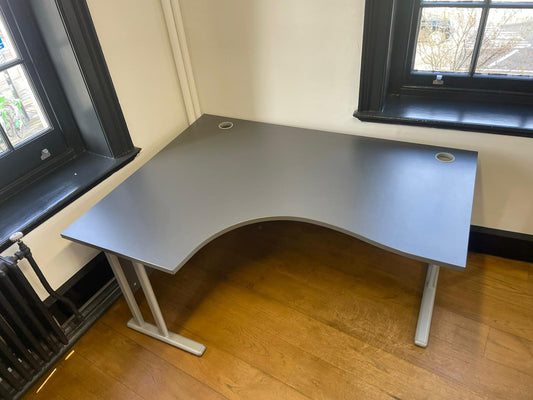 Used Corner L shape Desk Twin Leg  Large Executive desk 160cm x 120cm
