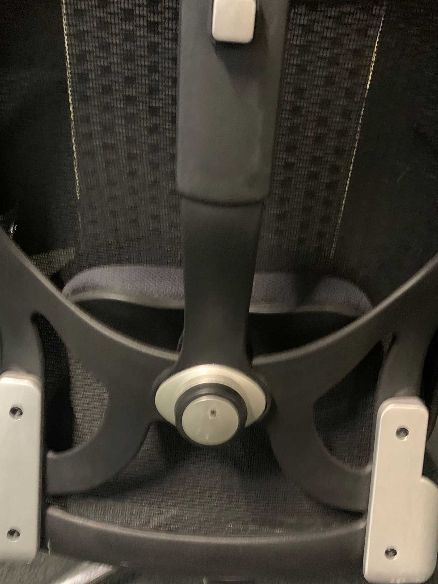 Used office chair high back ergonomic adjustable  Black with  head rest