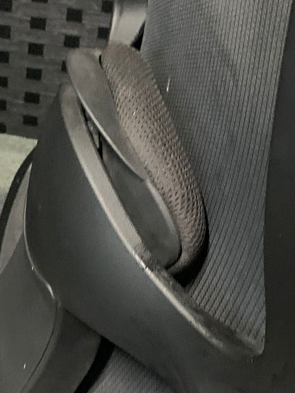 Used office chair high back ergonomic adjustable armless head rest