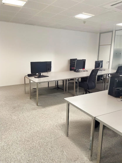 Secondhand Ikea Linnmon desks Grey chrome legs 160cm x 80cm