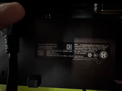 Used Dell U2412M 24" Computer Monitor Tested