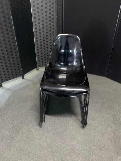 Used second hand Pedrali Day Dream 401 chair with sled base - Black £89 each
