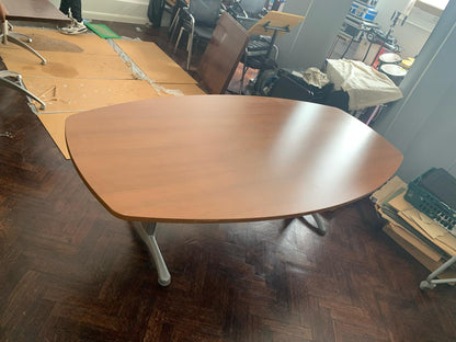 Used Boardroom table Light brown - 220cm x 110cm