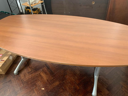 Used Boardroom table Light brown - 220cm x 110cm