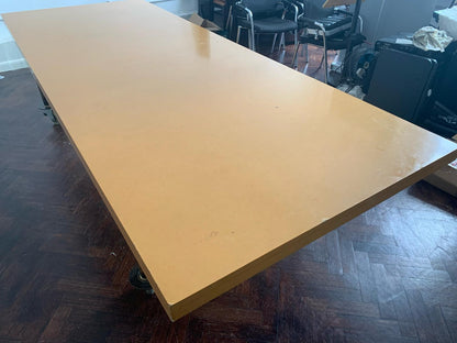 Used Extra Large Boardroom Meeting Conference Table Seats up to 14 people 400cm x 115cm