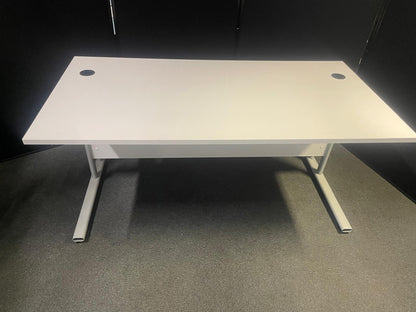 Used Desk Rectangle single cantelever leg office 160cm x 80cm