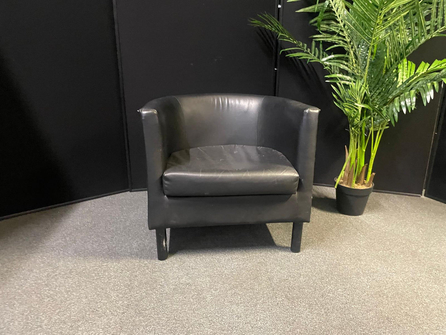 Used IKEA Tub Chair  Black