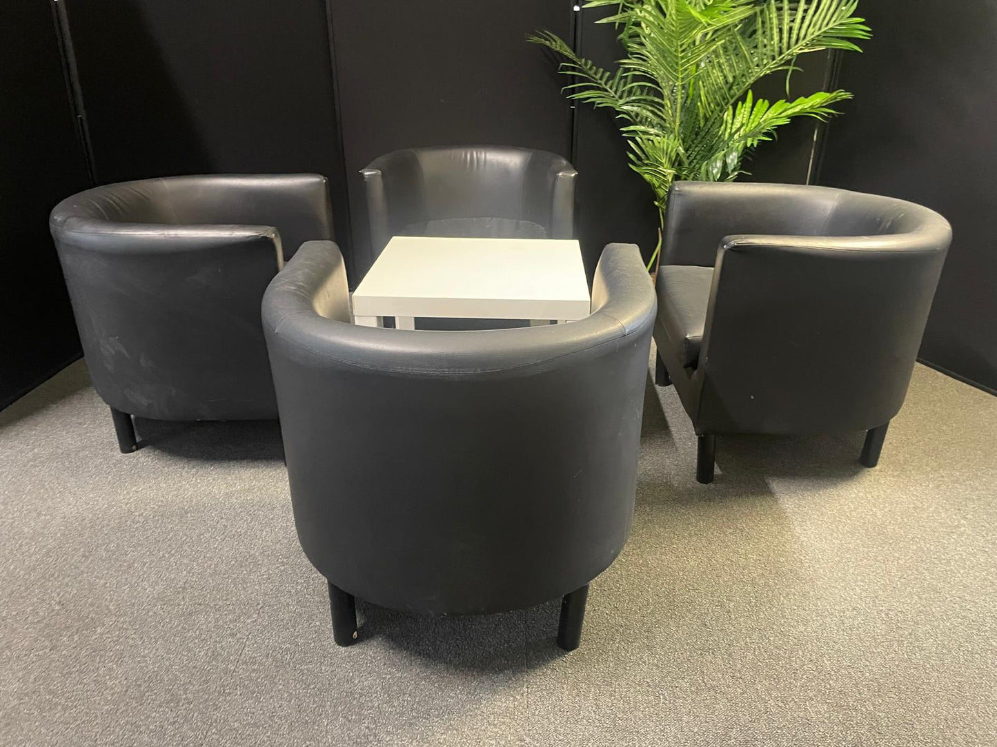 Used IKEA Tub Chair  Black