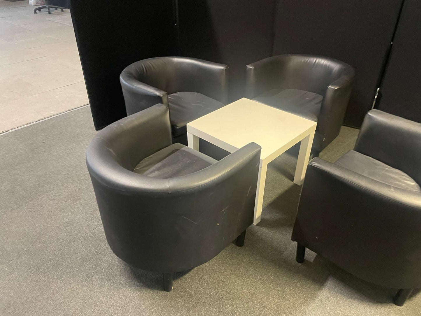 Used IKEA Tub Chair  Black