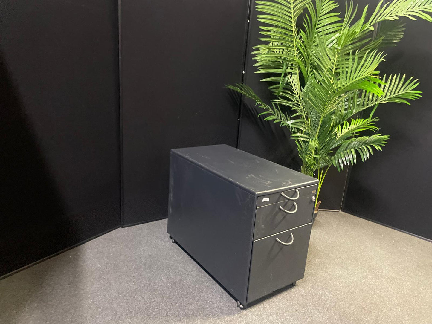 Used Grey deep drawer under desk drawer pedestal storage office £69 each