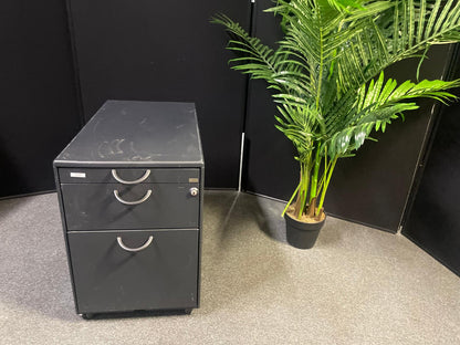 Used Grey deep drawer under desk drawer pedestal storage office £69 each