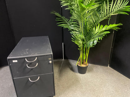Used Grey deep drawer under desk drawer pedestal storage office £69 each