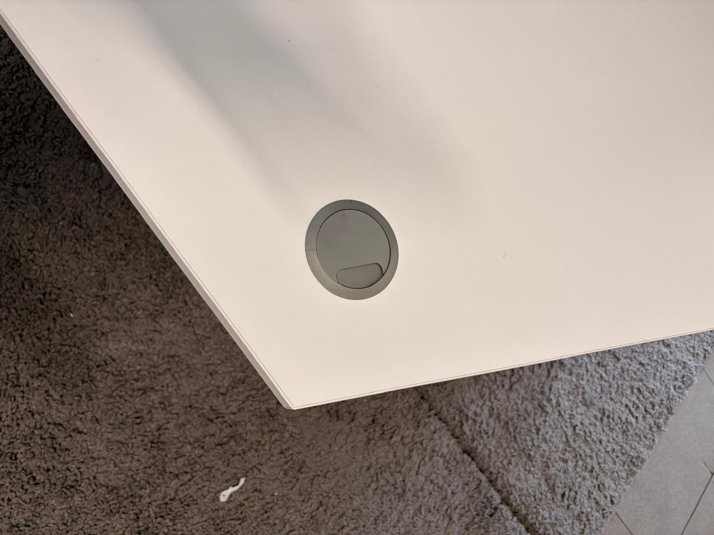 Pre-owned Desk single arc boomerang white 206cm x 80cm