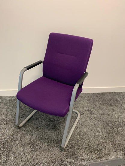 Used Connections Chair meeting  office reception purple