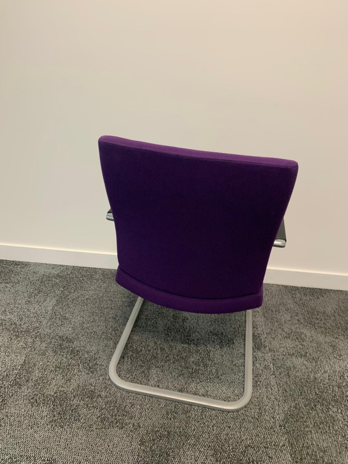 Used Connections Chair meeting  office reception purple