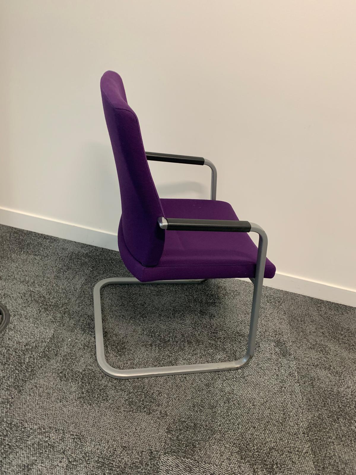 Used Connections Chair meeting  office reception purple