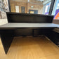 High Quality Black Office High Gloss Reception L Shape/Corner Desk