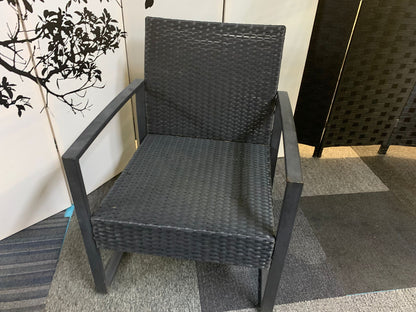 Grey Rattan Patio Two Chair Set Outsunny Garden chairs. £30 each
