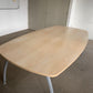 Used Office Meeting table 6 seater maple finish conference, 160cm x 100cm