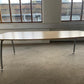 Used Office Meeting table 6 seater maple finish conference, 160cm x 100cm