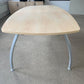 Used Office Meeting table 6 seater maple finish conference, 160cm x 100cm