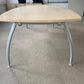 Used Office Meeting table 6 seater maple finish conference, 160cm x 100cm