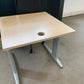 Brown Small Office Table Desk, 80cm x 80cm