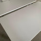 White 2 seater office electric sit stand desk, height adjustable, 2 pod Table