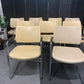 Used Meeting Boardroom Office Chair Cream Leather Boss Design