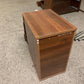 Used Walnut 4- drawer Pedestal H 73cm x W 40cm x D 60cm