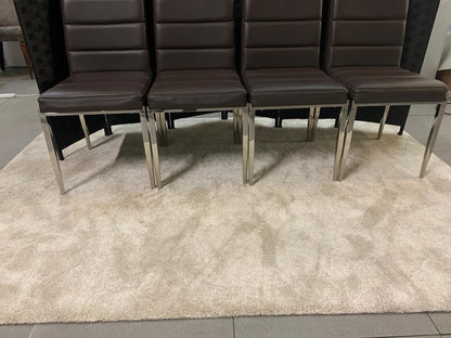 Pre-Owned Faux Leather Dining Chairs (Set of 4)