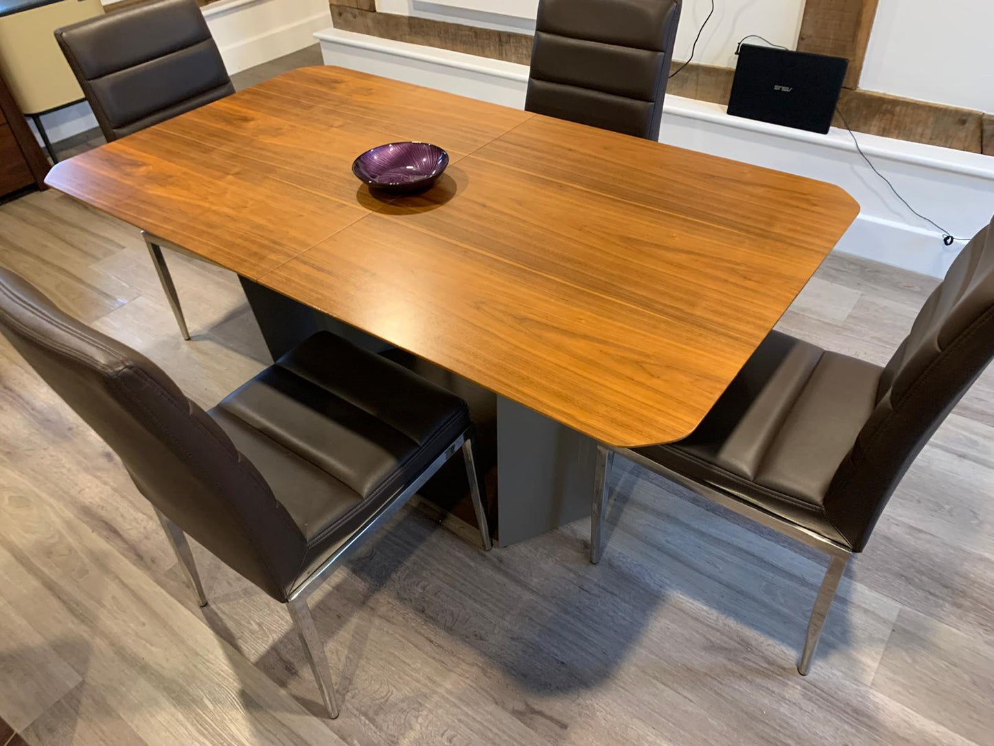 Second Hand Extendable Meeting Table  H 76cm x W 160cm x D 87.5cm Extended Width = 205cm