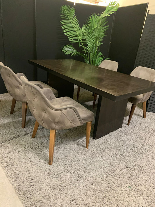 Used Dark wood Boardroom Meeting Conference Table 180cm x 90cm