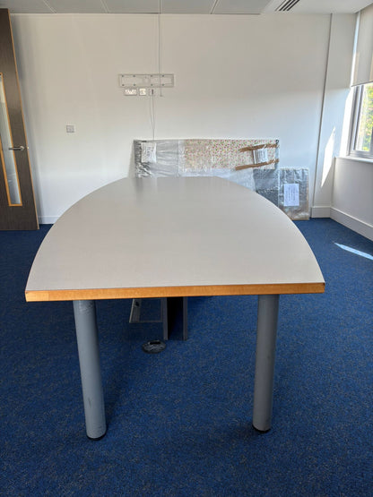 Used Large Speckled Grey Boardroom Office Meeting Conference Table 300cm x 120cm.  £690