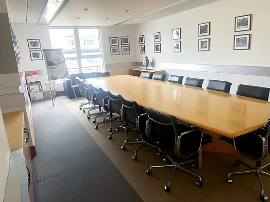 Used Extra Large Boardroom Meeting Conference Table Seats up to 16 people 500cm x 140cm
