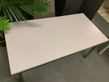 Secondhand Ikea Linnmon desks Grey chrome legs 160cm x 80cm