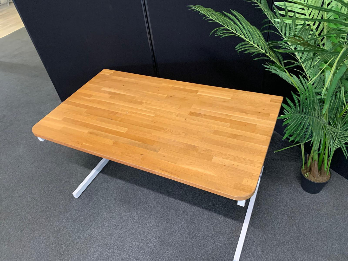 Used desk  office wood finish 120cm x 80cm