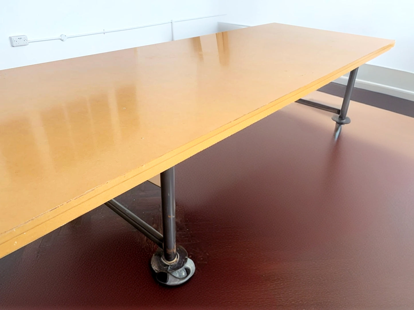 Used Extra Large Boardroom Meeting Conference Table Seats up to 14 people 400cm x 115cm