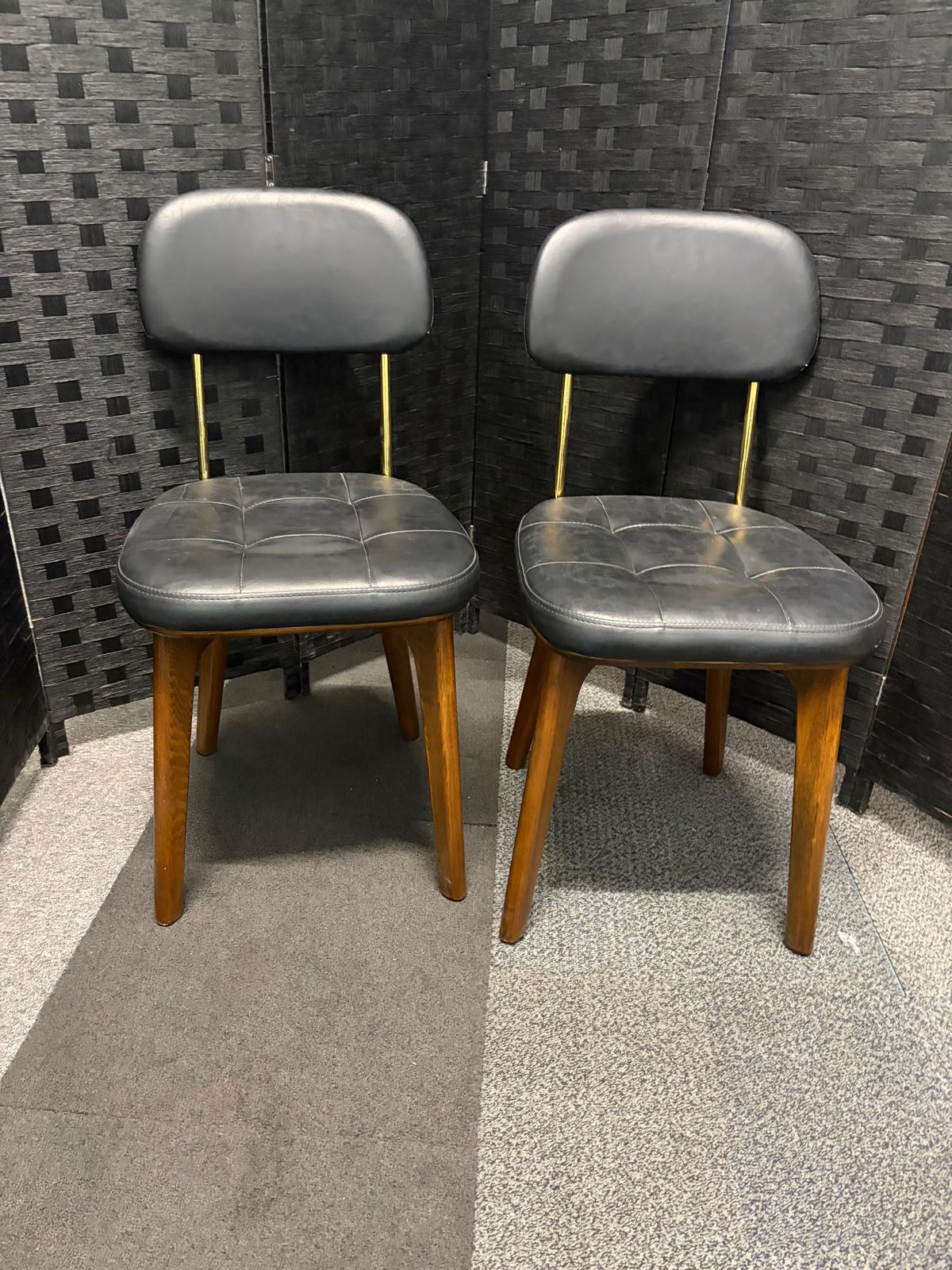 Used Utility High Back Dining Chair