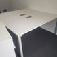 White 2 Pod Office desk (160cm x 80cm)
