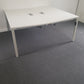 White 2 Pod Office desk (160cm x 80cm)